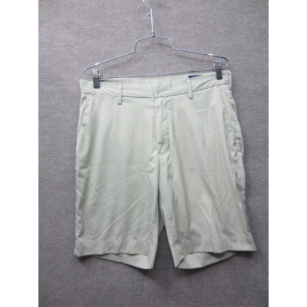 Polo Ralph Lauren Performance Golf Shorts Mens 33 Tan Khaki Stretch Flat Front